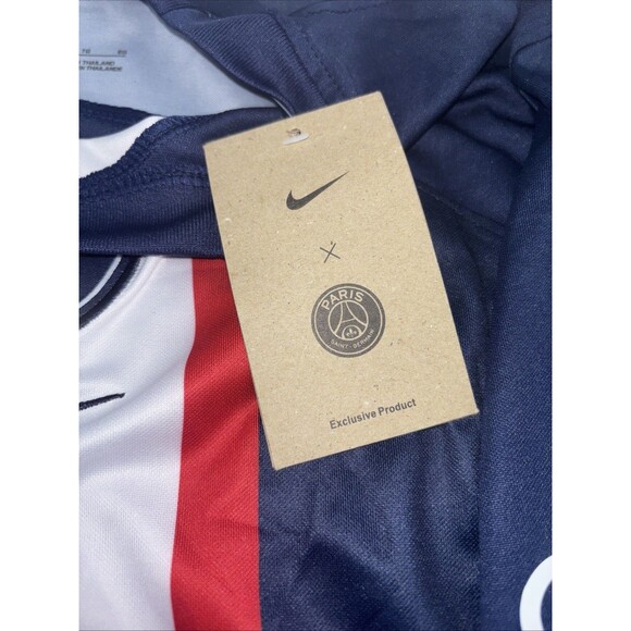 NWT Nike DriFit Paris Saint Germain PSG 22/23 Home Soccer Jersey Mens XL Mbappé - Picture 6 of 10